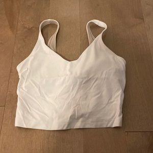 white lululemon align tank size 4